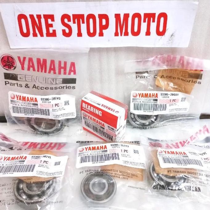 BEARING SET GARDAN GEARBOX RASIO YAMAHA AEROX NMAX LEXI ORIGINAL YAMAHA BERING KLAHER LAHER LAKER LA