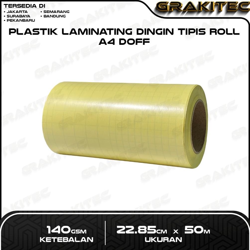 Tgc-1924 Plastik Laminasi Dingin Roll A4 50 Meter Doff & Glossy