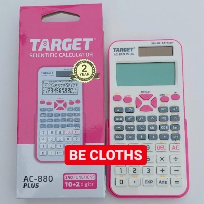 

Target AC-880 PLUS Kalkulator Ilmiah Kuliah Sekolah AC880 like FX-350 RIY'