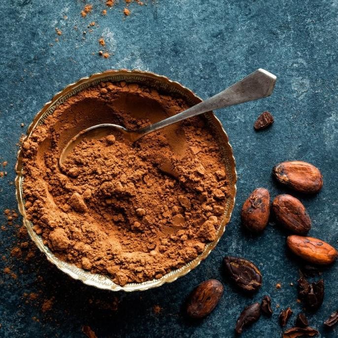 

BARU BUBUK COKELAT MURNI 100% PURE COCOA POWDER DARK CHOCOLATE ASLI SBM
