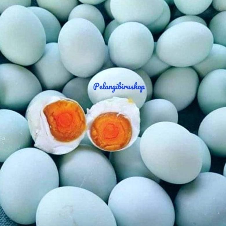 

Murah Meriah Telur Asin Biru Masir Khas Brebes Berminyak Gurih Enak Termurah