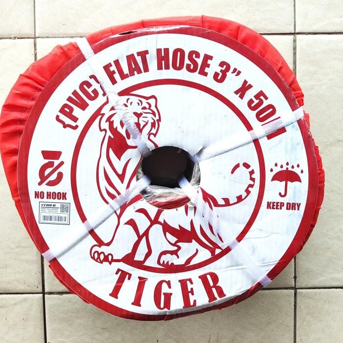 Slang Selang Karet Flat Sunny Hose Irigasi Sawah 3" In Inch Dim Tiger Original Dan Terpercaya