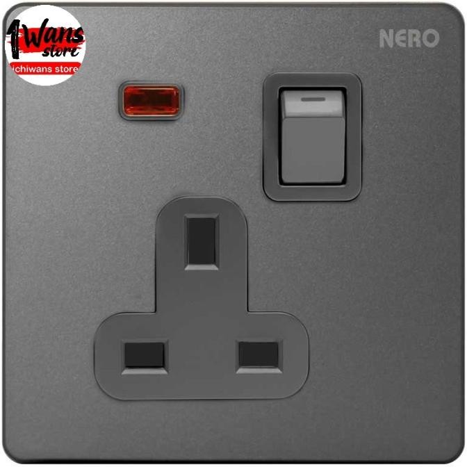 Nero Stopkontak Ac Casa X2 X21311Vd-Gr (Grey) New Stok