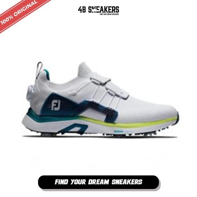// Sepatu Golf Pria Footjoy Hyperflex Boa White/Navy/Lime (Foo51076S) Original