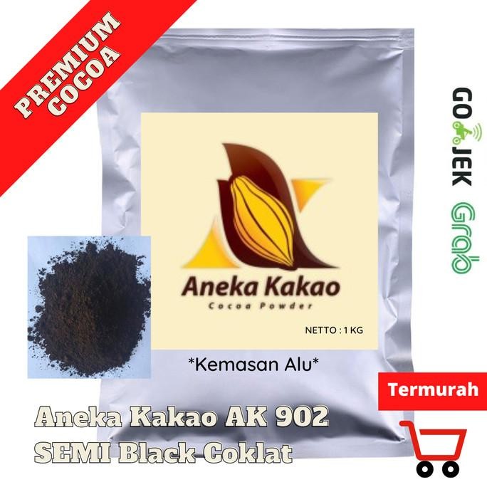 

BARU ANEKA KAKAO AK 902 SEMI BLACK COKLAT BUBUK 1 KG / 500 G