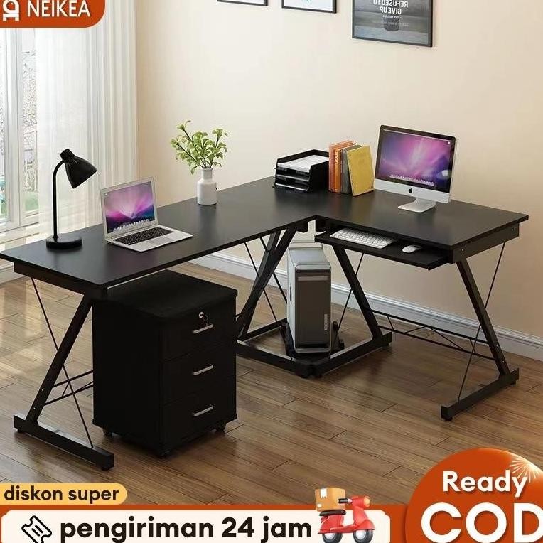 Meja Kantor L Meja belaja meja kantor Meja Komputer Meja Kerja Meja Laptop