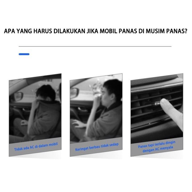 Original Portable Car Fan/Flash Mobil F404 Mobil Usb Double-Head Fan Air Outlet Aksesoris Mobil Mobi