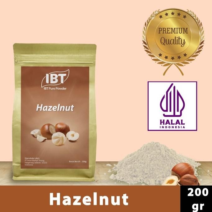 

Terbaru Pure Hazelnut Powder Murni Bubuk Import Makanan Kue 200 Gr