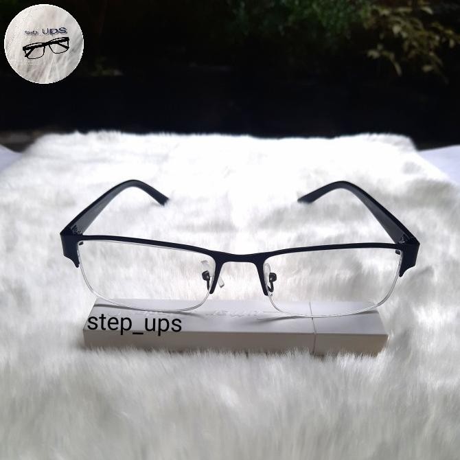 Terbaru Kacamata Baca Plus Anti Radiasi Type Gantung Frame Besi Pria Wanita