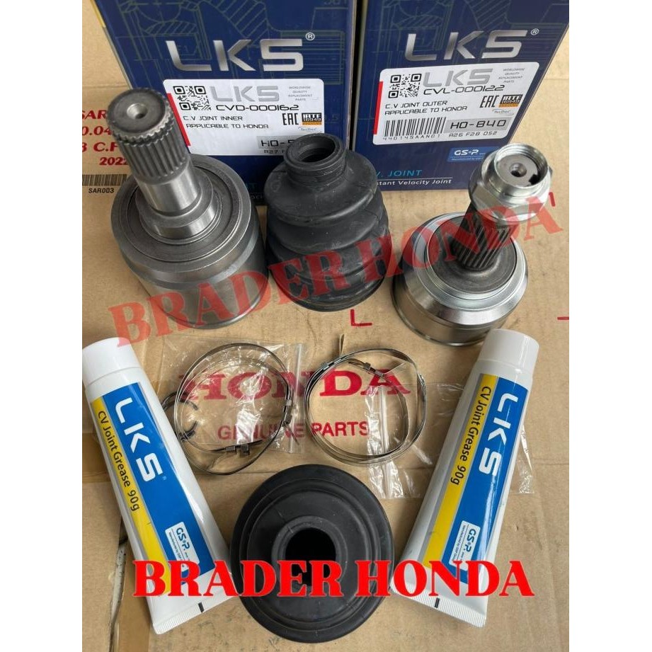 Cv Joint As Roda Luar Dalam Driveshaft Crv Gen 2 Rd4 Rd5 2006 2007 Honda Tdk Lks Travindo 44014-S9E-