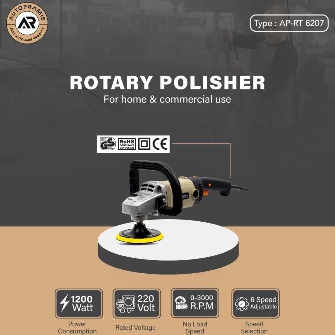 TERBARU Mesin Poles Rotary / Polisher Rotary Autopramie / Mesin Poles Mobil