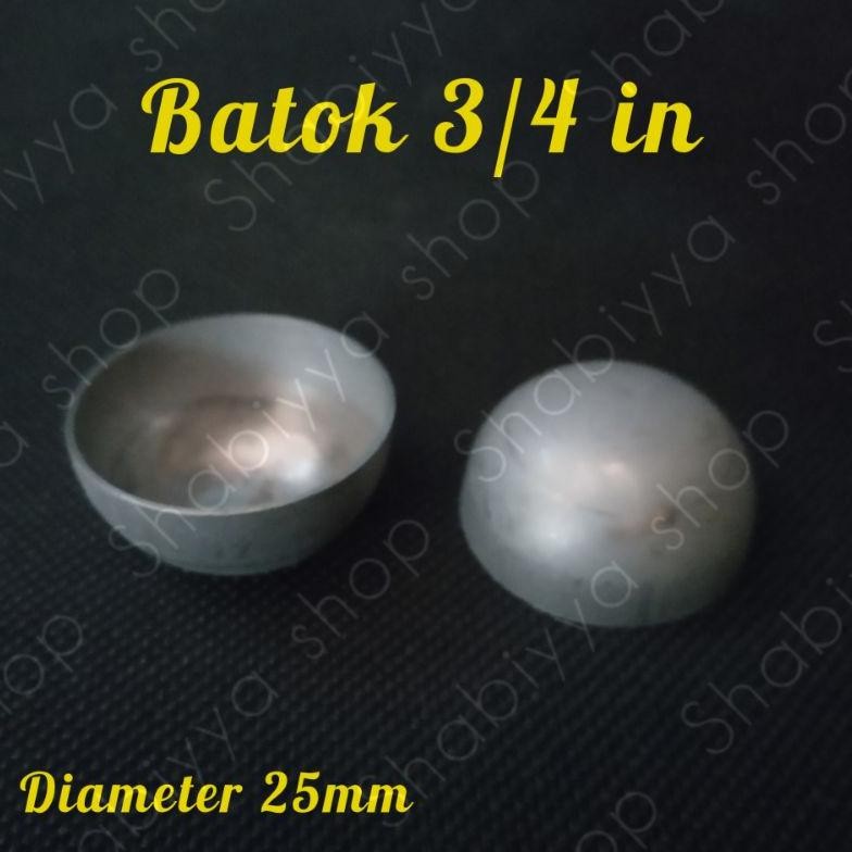 Bisa Cod Dop Batok Tutup Pipa 3/4 Inch Ornamen Aksesoris Asesoris Pagar Besi <>
