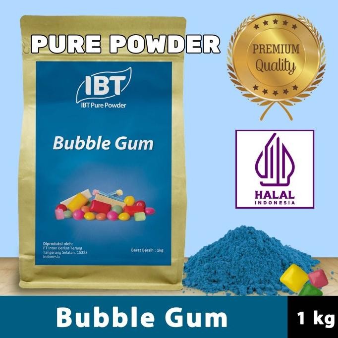 

Terbaru Pure Bubble Gum Powder Murni Bubuk Import Makanan Kue