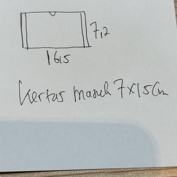 

ready Acrylic frame list 2mm/akrilik selipan kertas tempel uk T 7 cm x P 16.5 cm murah