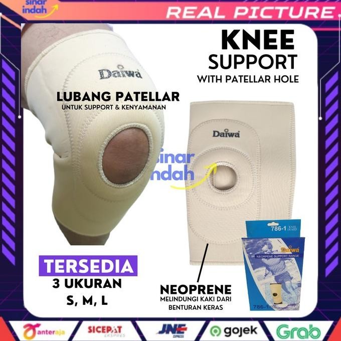 Terbaru Alat Terapi Deker Lutut Premium Knee Support Brace Pelindung Lari