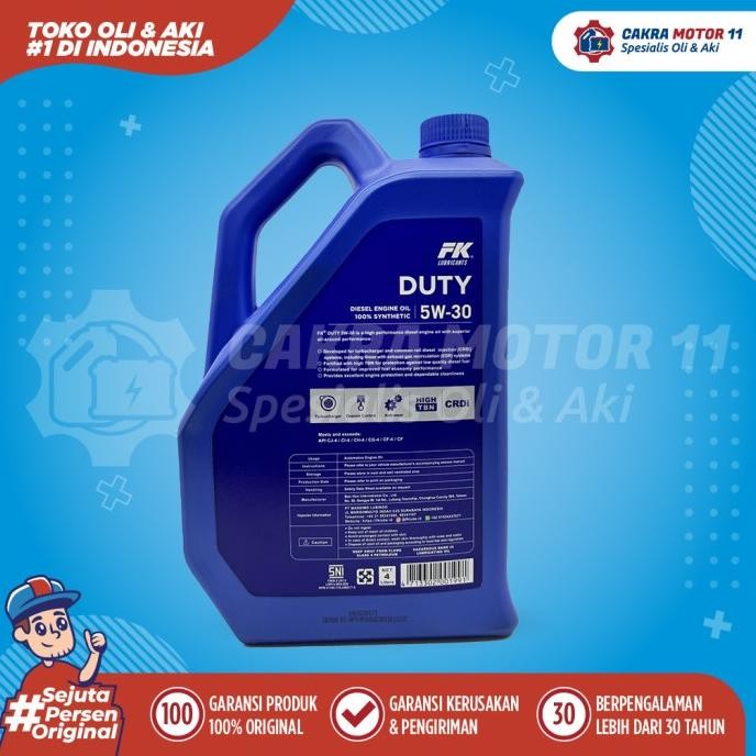 Cars FK MASSIMO DUTY CJ-4 5W30 4LT