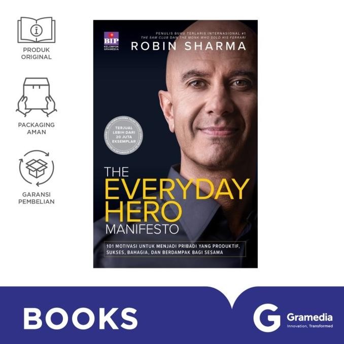 

[ Zen Hugliving ] Buku The Everyday Hero Manifesto (Robin Sharma)