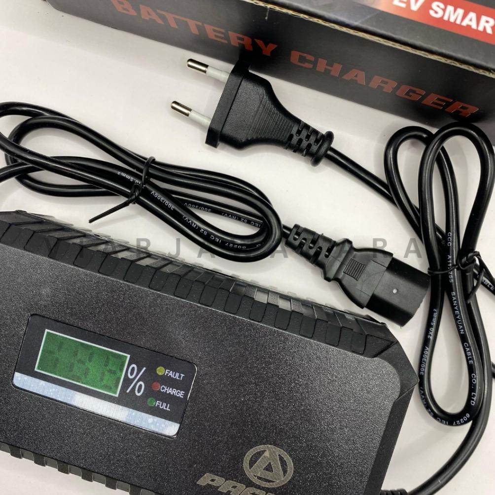 ORIGINAL Charger sepeda listrik 48v 12ah universal cas casan selis super rider sunrace antelope Indo