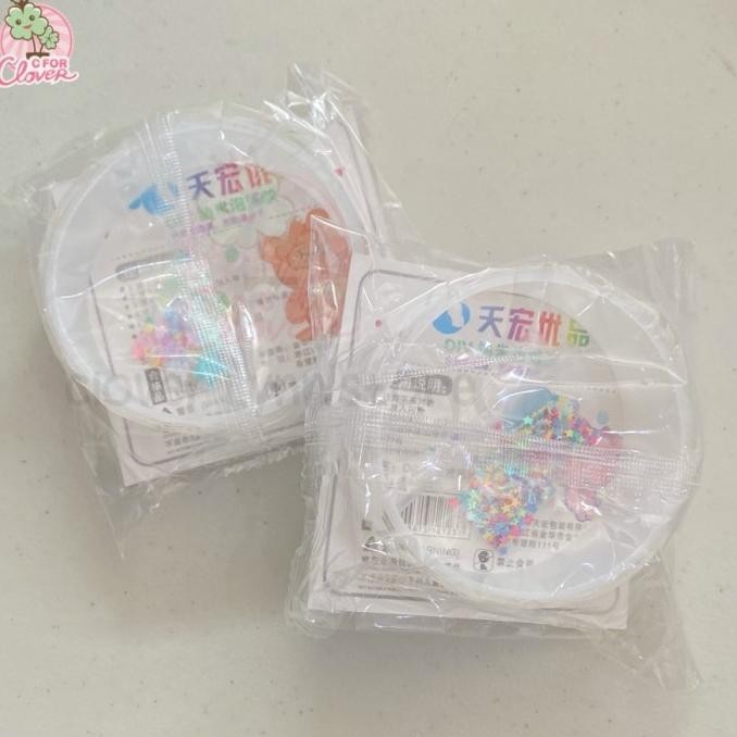 

Cuci Gudang CLEAR DOUBLE TAPE MINI SIZE+HIASAN UNTUK DIY BUBBLE nano glitter mainan seru Murah