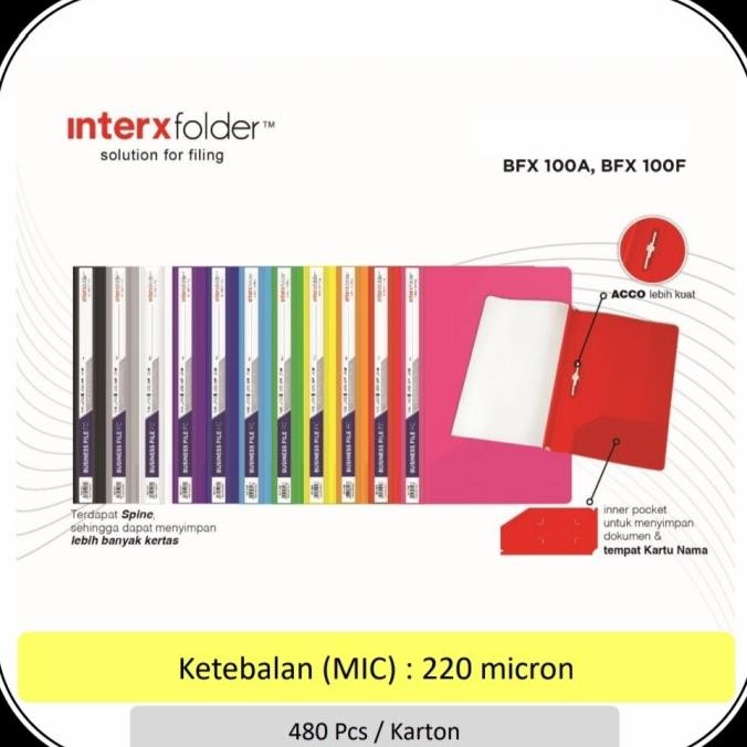 

ready Business File "Inter-x" F4 murah