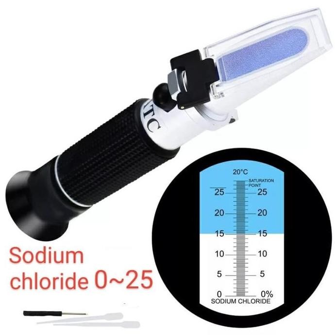 Refractormeter Sodium Chloride/ Alat Ukur Kadar Nacl / Sodium Chloride Co