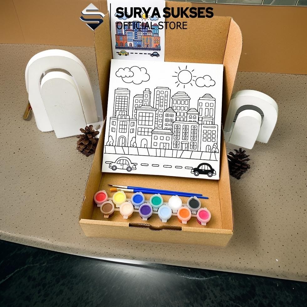 

Murah Meriah DIY PAINT KIT ONE SET CANVAS BOARD - KANVAS LUKIS SKETSA SET 20 X 20 CM CANVAS GAMBAR Original