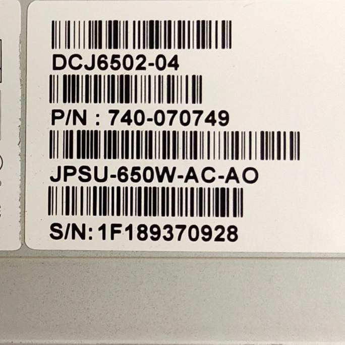 Genuine Juniper Dcj6504-04 740-070749 Mx204 Ac Power Supply For Mx204- New Stok