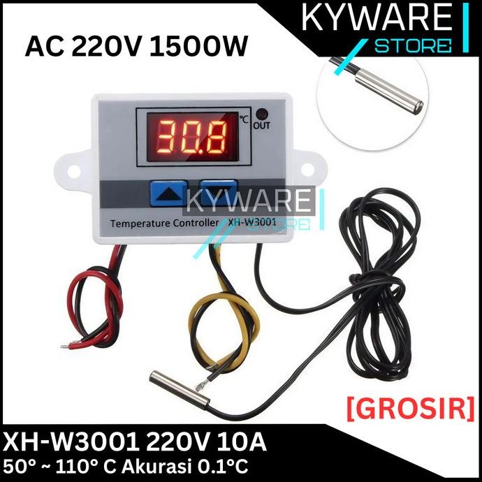 Xh W3001 Digital Thermostat Xh-W3001 Temperature Controller Ac 220V Co