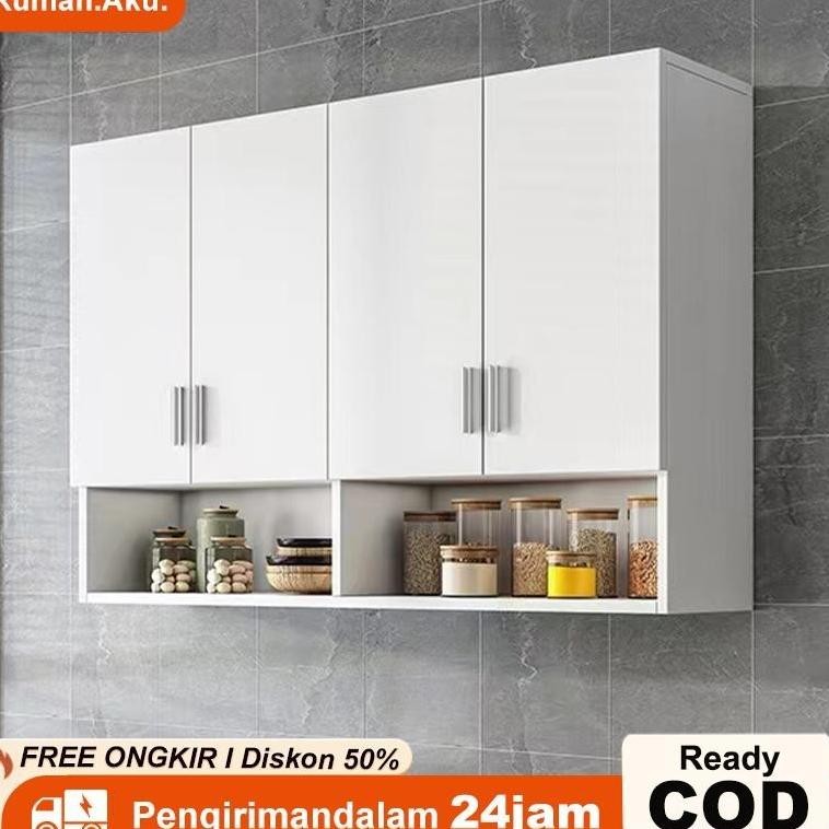 RA Kitchen Set Rak Dinding 4 Pintu/Lemari gantung/Lemari dapur/Lemari Kabinet/Rak Dapur