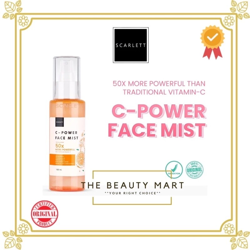 Scarlett Whitening C-Power Face Mist 100ml | Face Mist Scarlett
