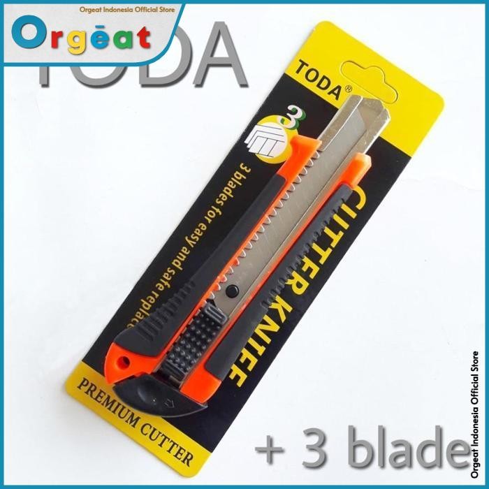 

OGT - Pisau Cutter Kater Cuter Toda Lapis Karet High Quality by Orgeat