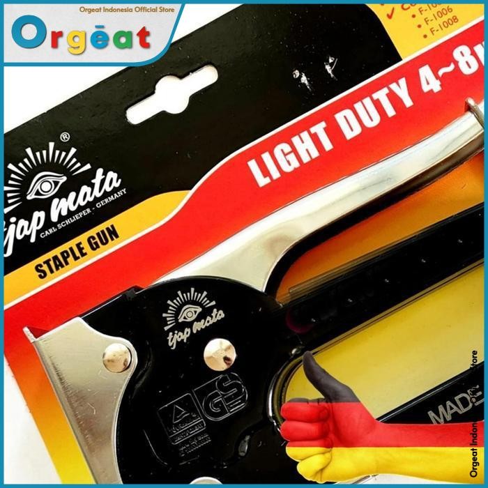 

OGT - Staples Tembak Gun Tacker Stapler Cap Mata Setaples Seteples Straples High Quality by Orgeat