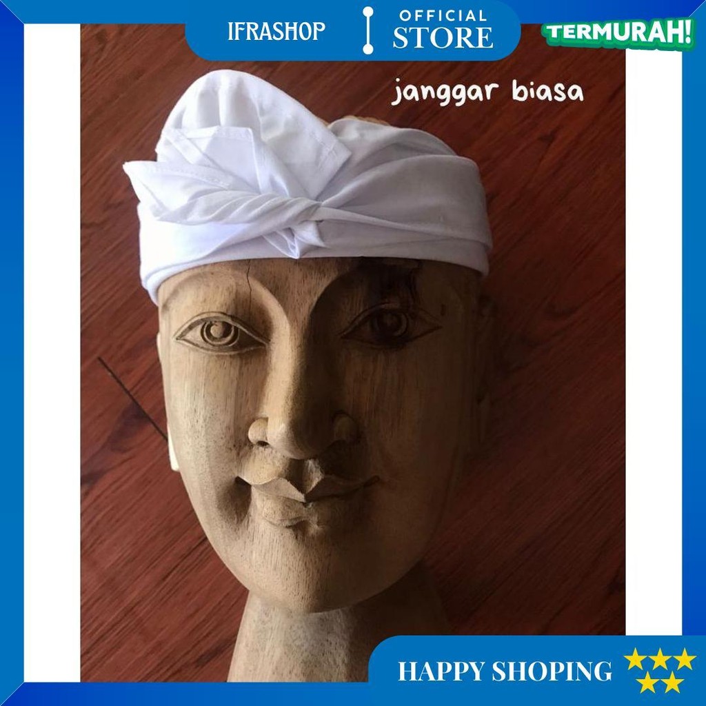 Udeng Nayah Putih Polos || Udeng Setengah Jadi || Udeng Asli Bali Terlaris