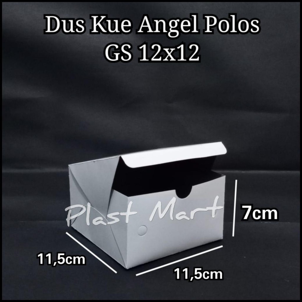 

Ready Dus Kue Gs Angel Polos - Box Kue Makanan/Snack @100Pcs {Terlaris|Best Seller}