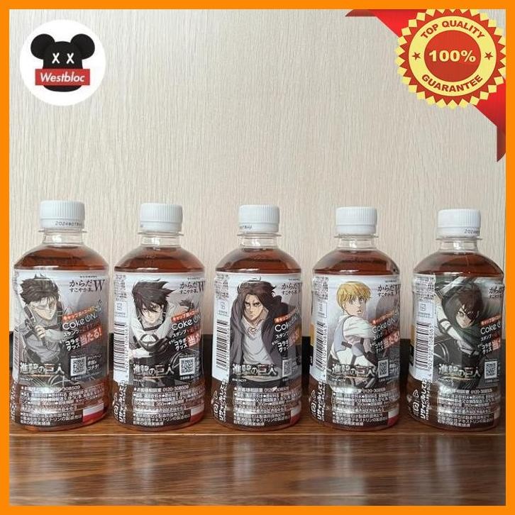 

[WES] ATTACK ON TITAN X KARADA SUKOYAKA TEA W 350ML SET SHINGEKI NO KYOJIN
