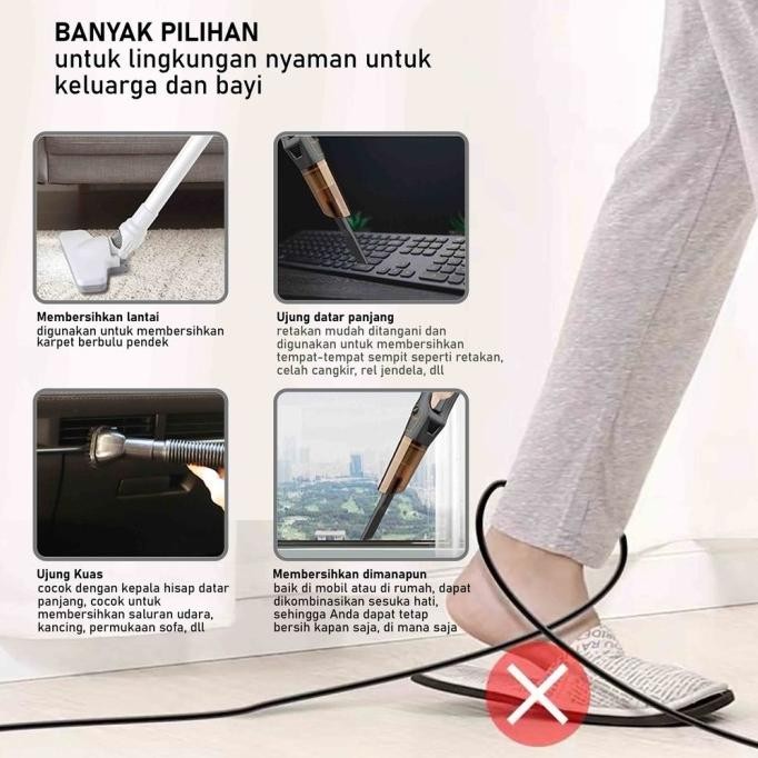 Sale Kadonio Vacuum Cleaner Handheld Portable Strong Penyedot Debu Wireless