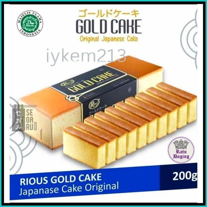 

RIOUS JAPANESE GOLD CAKE ORIGINAL 200GR