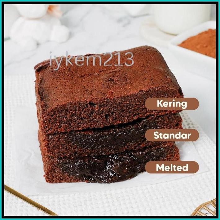 

MBUN BROWNIES PANGGANG UKR 22X10 | BROWNIES PANGGANG | BROWNIES MELTED | FUDGY BROWNIES | COKLAT | KEJU | MAKANAN RINGAN