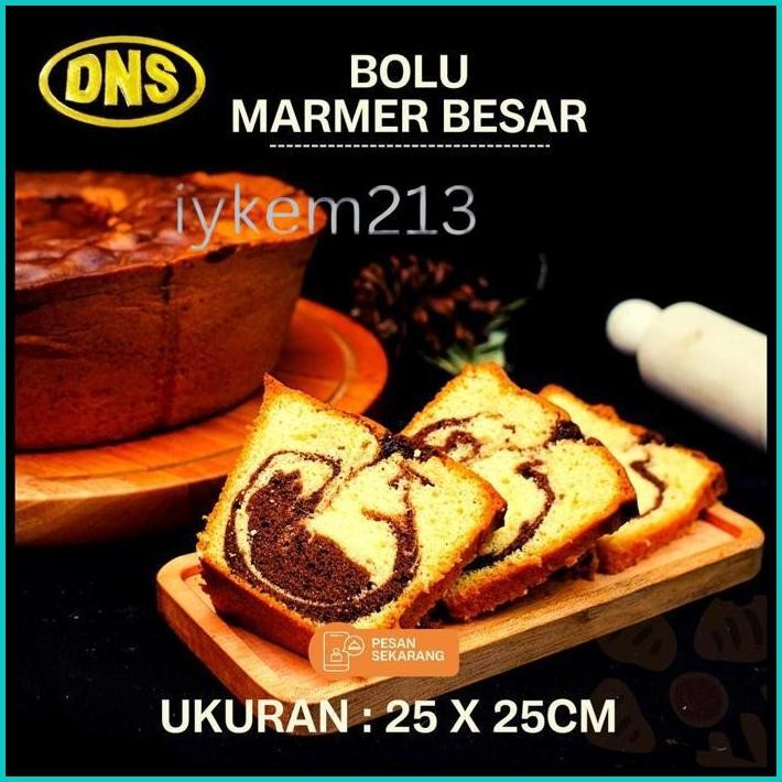 

BOLU MARMER 25X25CM / HOMEMADE MARMER CAKE PREMIUM