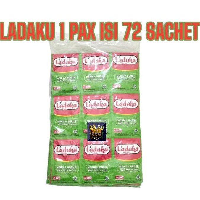 

Sale Isi 72 (1 Pax) ~ Sbm ~ Ladaku Merica Bubuk Sachet Spices Powder Rempah