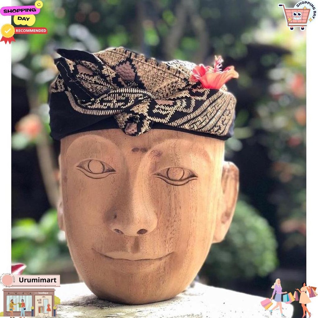 Udeng Semi Songket/Bordir Benang Songket Banyumas Janggar Nayah/Model Penasar Termurah
