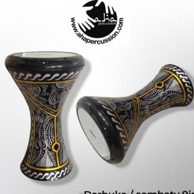 TERMURAH DARBUKA SOMBATY POLOS & MOTIF ORIGINAL AHA PERCUSSION