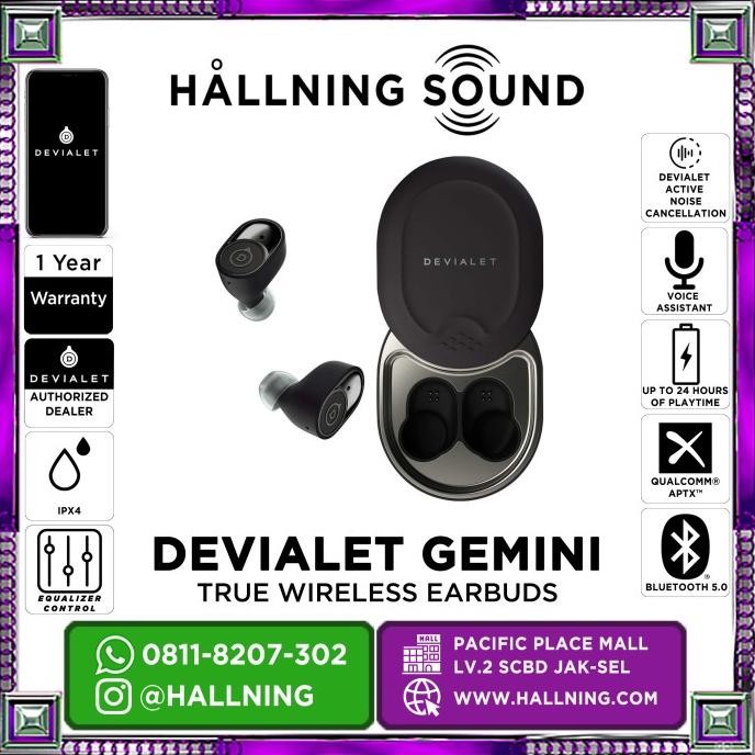 Promo Devialet Gemini True Wireless Earbuds