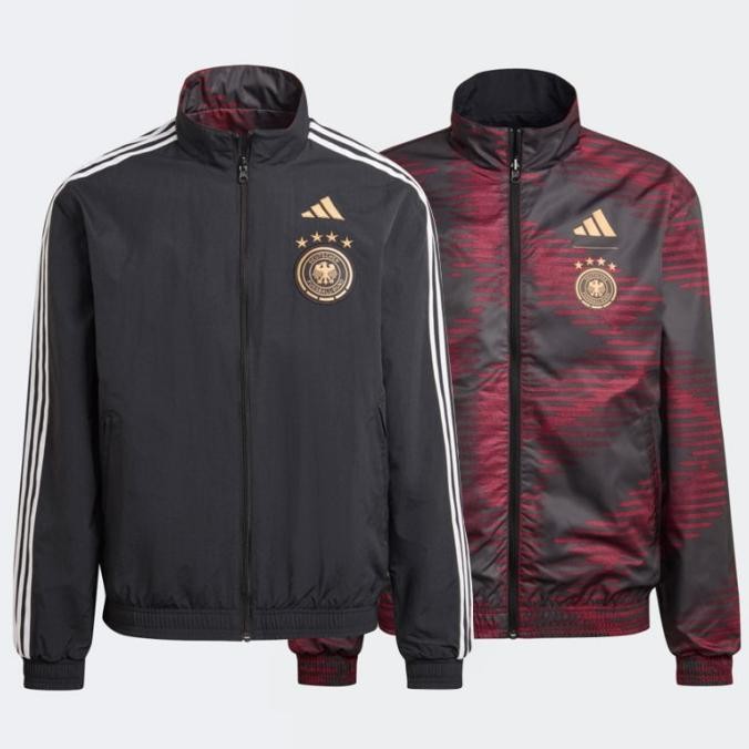 Jaket Adidas GERMANY ANTHEM Reversible Jacket HF4058 ORIGINAL