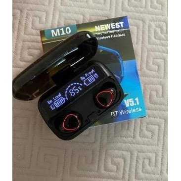 Promo Iphone Xr Earphone Tws Headset Wireless Bluetooth Hd Led + Mic