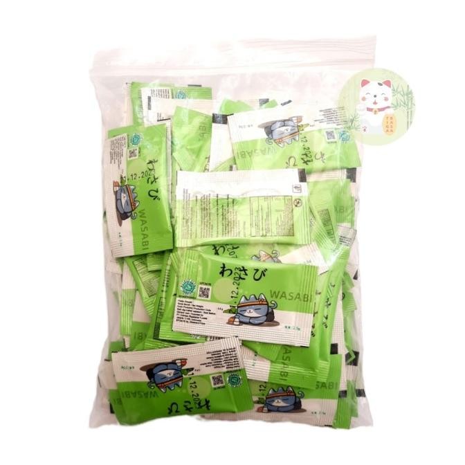 

Sale Wasabi Sachet Halal 100Pcs Wasabi Paste Neri Wasabi Mini Wasabi 2,5G