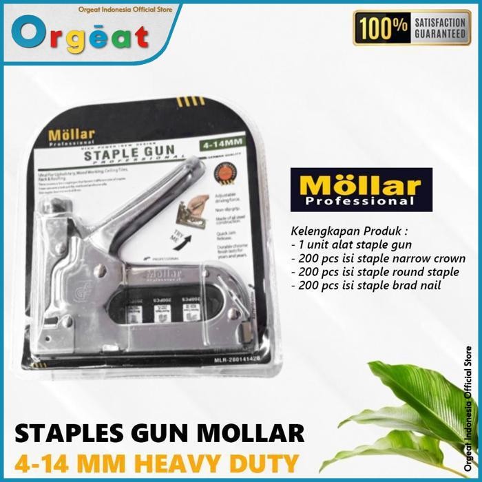 

OGT - Steples Tembak Gun Tacker Staples Stapler Setaples Mollar 3in1 4-14 mm High Quality by Orgeat