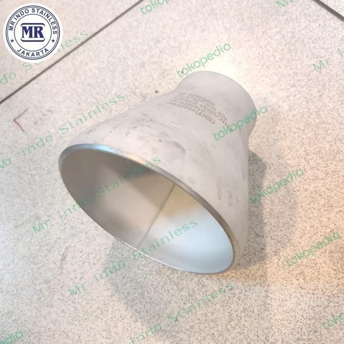 Reducer Las Stainless Sch10 Ss304 6" X 3" Inch Sch 10 Ss 304 Co