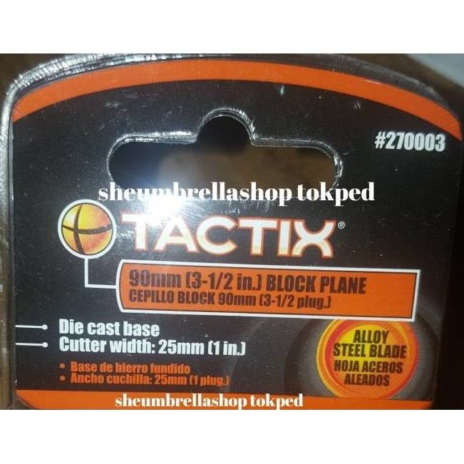 serut ketam kayu mini block plane tactix / pahat kayu murah