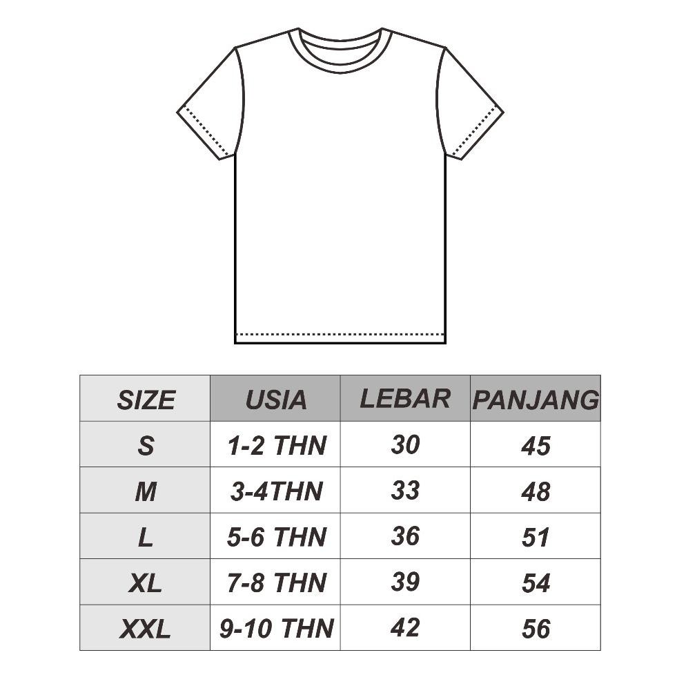 Kaos Anak Laki Perempuan Motor Cross Positif Merch Promo